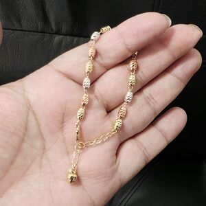 Charming Gold and Silver Kids Bracelet